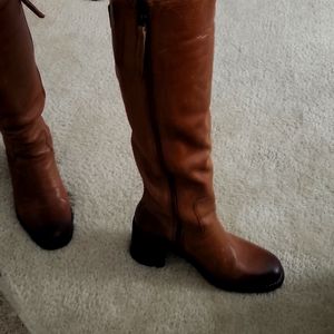 Women's Leather Knee-High Boots